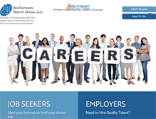 Tablet Screenshot of bio-partners.com