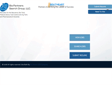 Tablet Screenshot of jobs.bio-partners.com